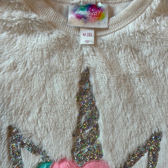 3-Piece set Girls plush cozy pajamas. M, 8
Pants and 2 long sleeve pajama tops - Picture 7 of 8